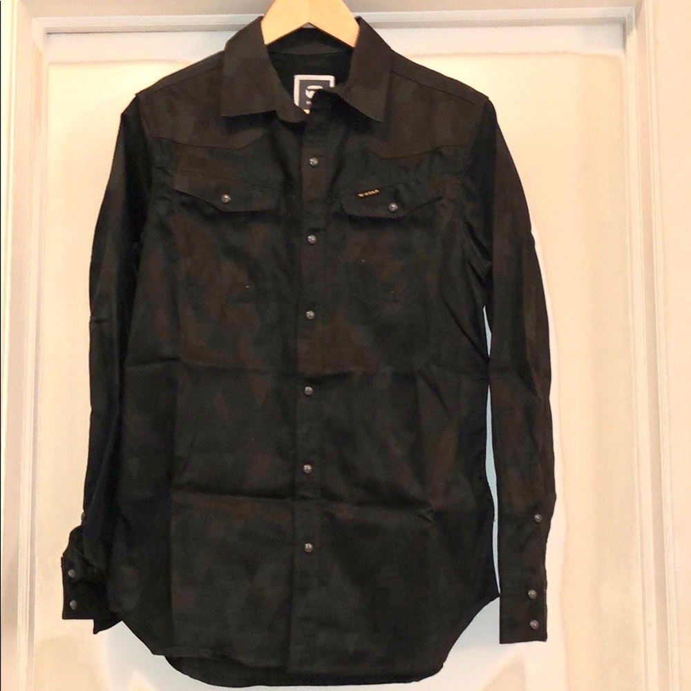 🆕G-STAR Raw Camouflage Shirt outer chest pockets